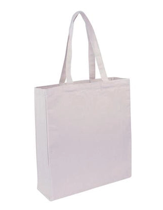 Canvas Tote Bag With Gusset