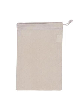 Cotton Drawstring Pouch - Small