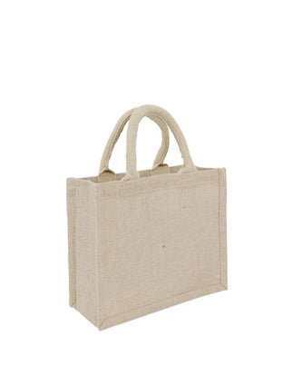 Jute Laminated Tote Bag Small