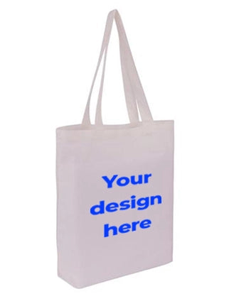 Cotton Tote Bag - White - Custom Printed