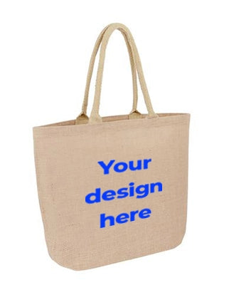 Jute Tote Bag - Custom Printed