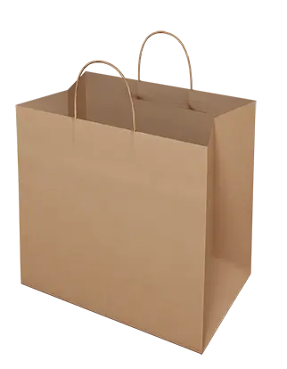 Brown Paper Bag - Takeaway Large (120gsm)