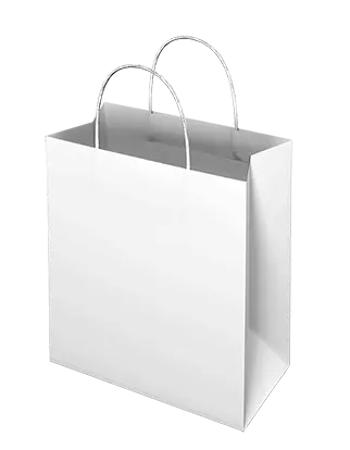 White Kraft Paper Bag - Takeaway Small