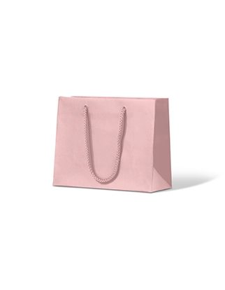 Pastel Pink Matte Laminated Paper Bag - Medium