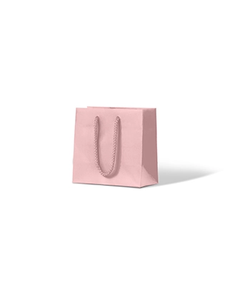 Pastel Pink Matte Laminated Paper Bag - Small