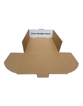 Custom Printed White Mailing Box (44 x 28 x 17cm)