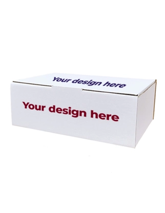 Custom Printed White Mailing Box (39 x 28 x 14cm)