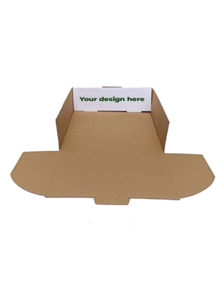 Custom Printed White Mailing Box (40 x 28 x 12cm)