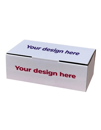 Custom Printed White Mailing Box (22 x 16 x 7cm)