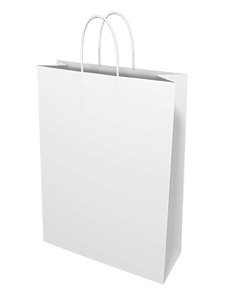 White Paper Bags - Midi | Smartbag Australia